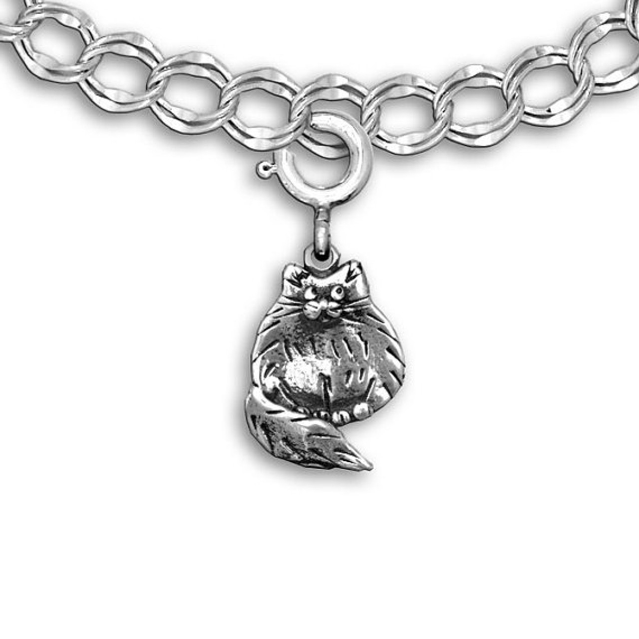 Witchy Bracelet, Witch Cat Charm Bracelet, Flying Witches, Pentagrams –  SilverfireUK